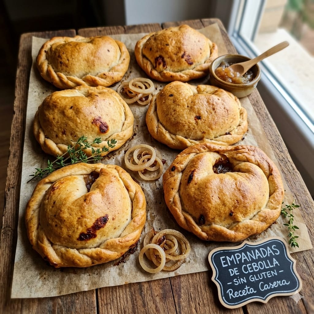 Empanadas de Queso y Cebolla sin Gluten