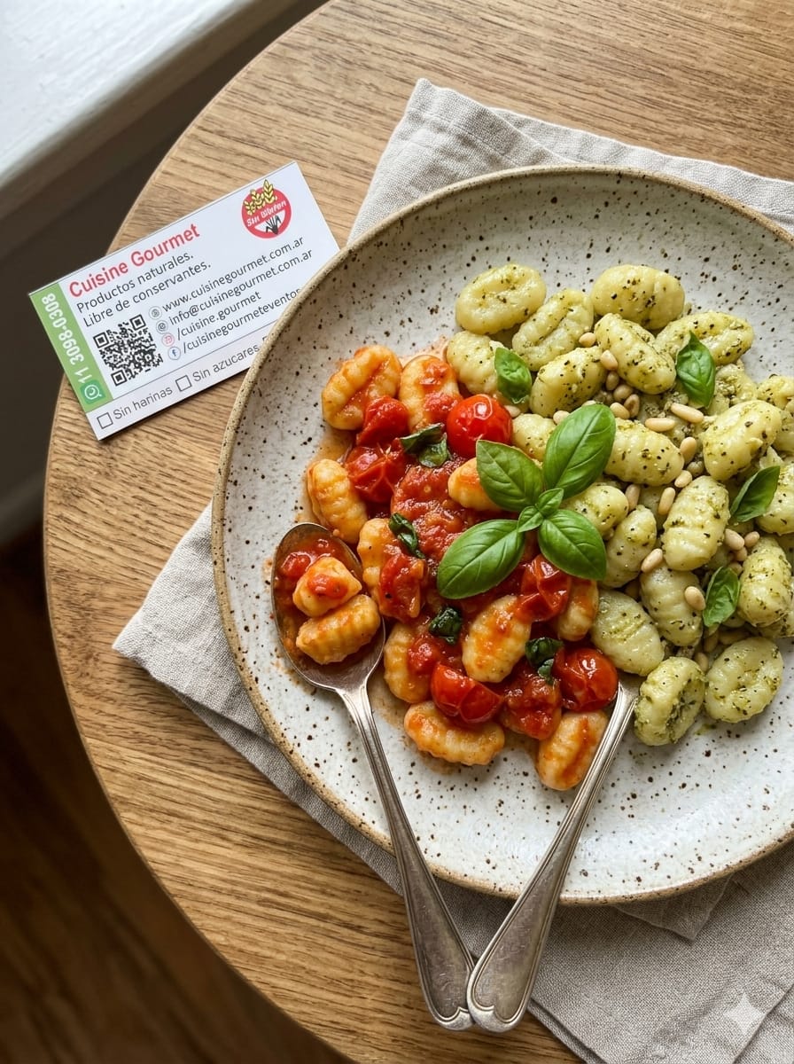 Ñoquis con Salsa Sin Gluten