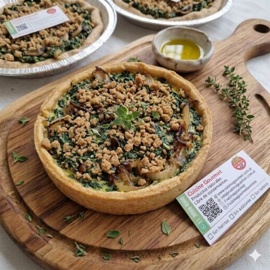 Tarta de Espinacas Sin Gluten (14 cm.)